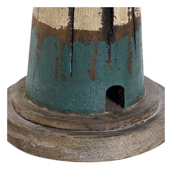Deko-Figur Dekodonia Leuchtturm Holz (15 x 15 x 50 cm)