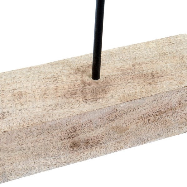 Deko-Figur Dekodonia Pferd Schnur Mango-Holz (43 x 9 x 49 cm)