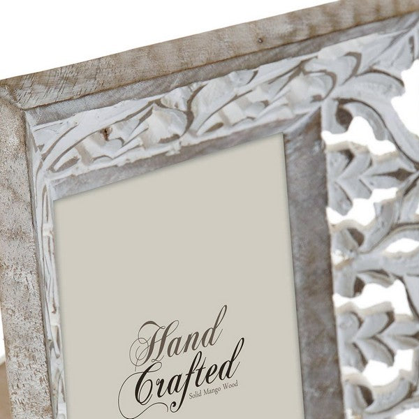 Fotorahmen Dekodonia Indianer Kristall Mango-Holz (10 x 15 cm)