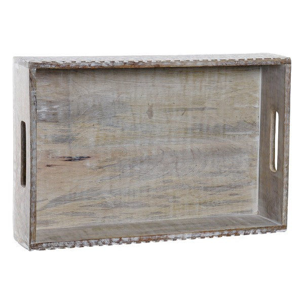Schale Dekodonia Famous Art Mango-Holz (38 x 25 x 7 cm)