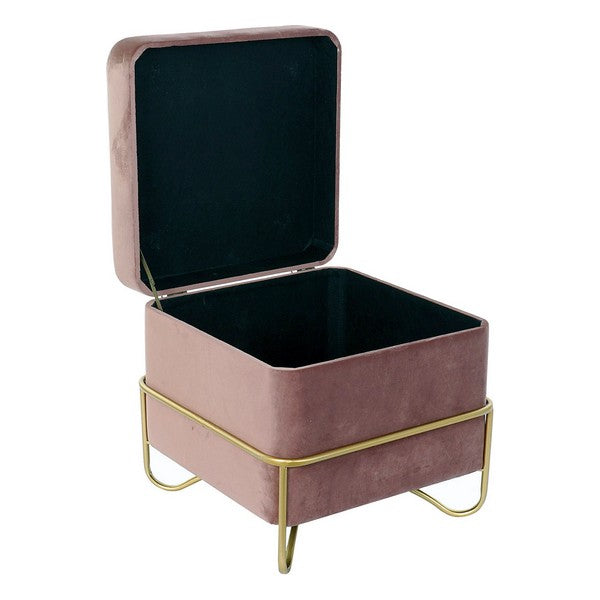 Fußstütze Dekodonia Polyester Metall Chic (40 x 33 x 40 cm) (49 x 49 x 48 cm)