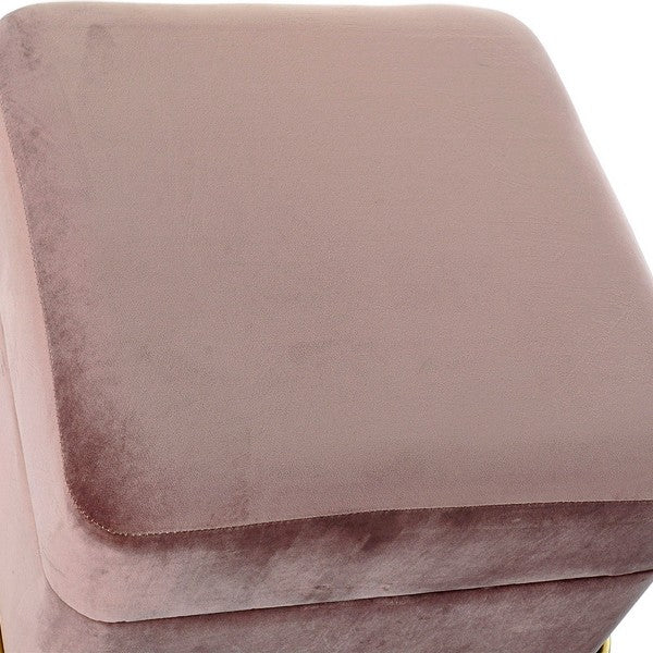 Fußstütze Dekodonia Polyester Metall Chic (40 x 33 x 40 cm) (49 x 49 x 48 cm)