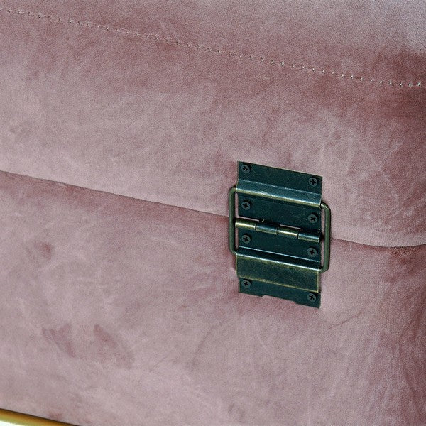 Fußstütze Dekodonia Polyester Metall Chic (40 x 33 x 40 cm) (49 x 49 x 48 cm)