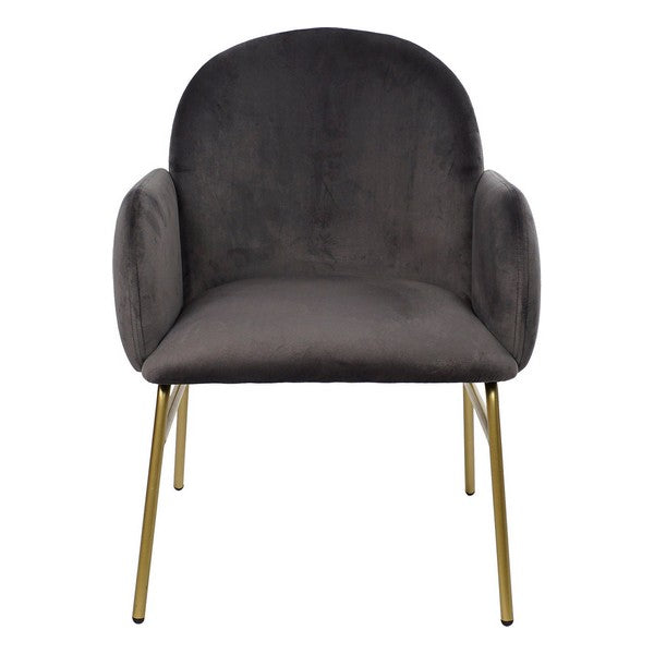 Sessel Dekodonia Grau Polyester Metall Polyester (73 x 63 x 82 cm)