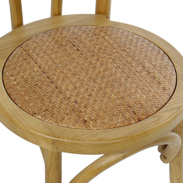 Esszimmerstuhl Dekodonia Rattan Ulme (43 x 44 x 89 cm)
