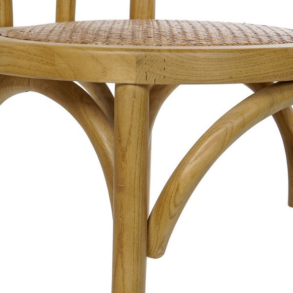 Esszimmerstuhl Dekodonia Rattan Ulme (43 x 44 x 89 cm)