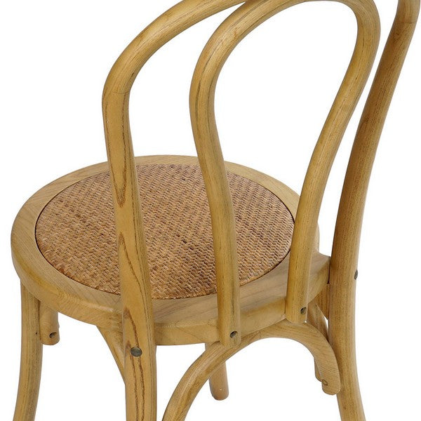 Esszimmerstuhl Dekodonia Rattan Ulme (43 x 44 x 89 cm)