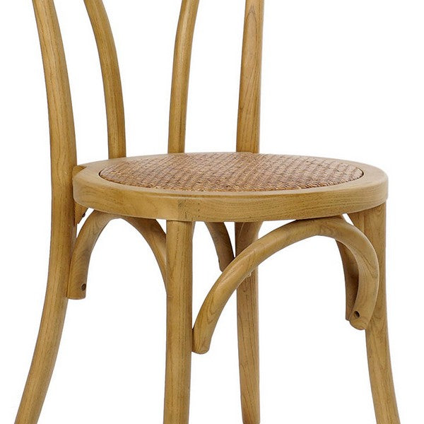 Esszimmerstuhl Dekodonia Rattan Ulme (43 x 44 x 89 cm)