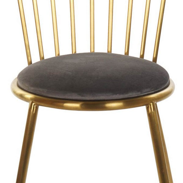 Esszimmerstuhl Dekodonia Polyester Metall Stahl (48 x 46 x 82 cm)