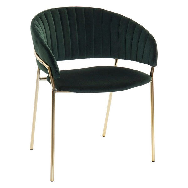 Esszimmerstuhl Dekodonia Polyester Metall (58 x 53 x 73 cm)