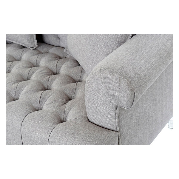Sofa Dekodonia Item Home Polyester Schaum Holz (218 x 95 x 93 cm)