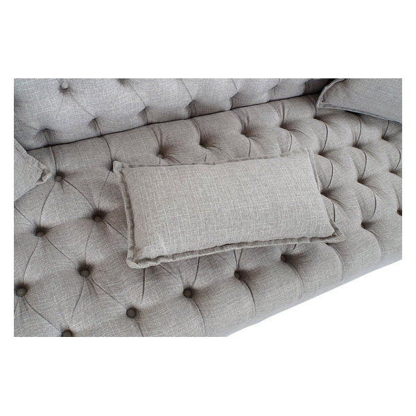 Sofa Dekodonia Item Home Polyester Schaum Holz (218 x 95 x 93 cm)
