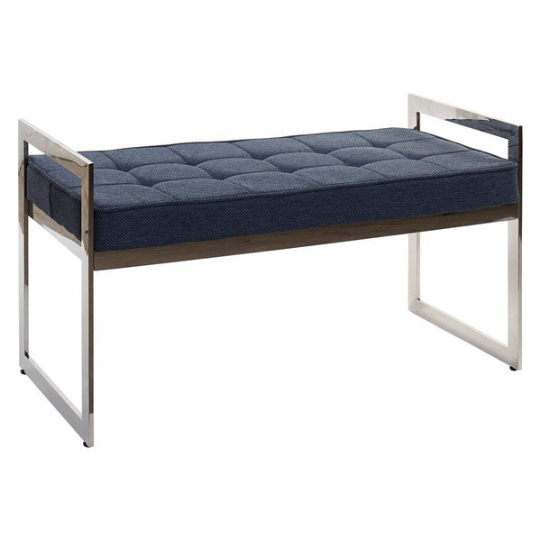 Barhocker Dekodonia Blau Polyester Stahl (97 x 46 x 57 cm)