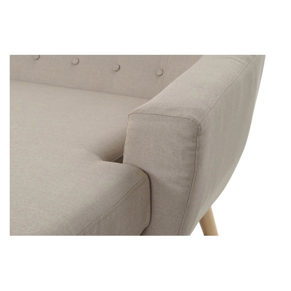 Sofa Dekodonia Polyester Holz Stoff (232 x 140 x 80 cm)