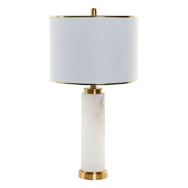 Tischlampe Dekodonia Leinen Metall Marmor (36 x 36 x 69 cm)