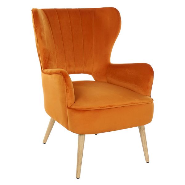 Sessel Dekodonia Polyester Holz (67 x 73 x 91 cm)