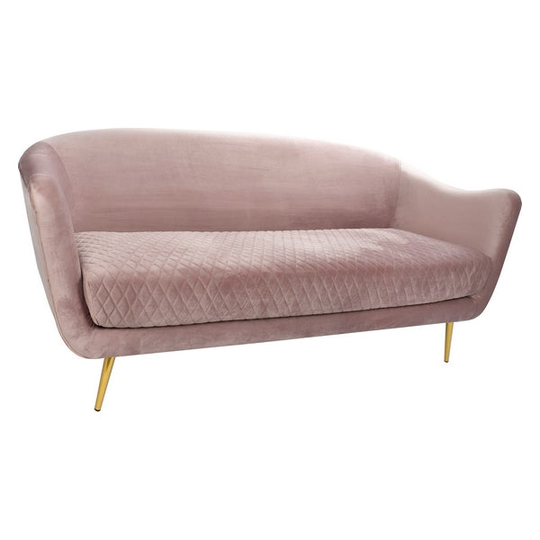 Sofa Dekodonia Samt Metall Chic (177 x 84 x 80 cm)