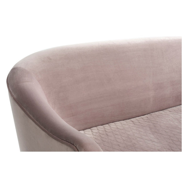 Sofa Dekodonia Samt Metall Chic (177 x 84 x 80 cm)