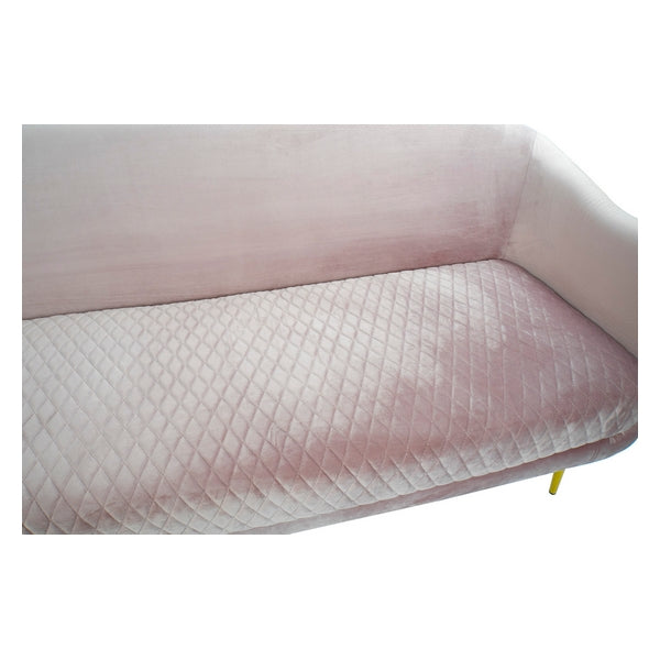 Sofa Dekodonia Samt Metall Chic (177 x 84 x 80 cm)