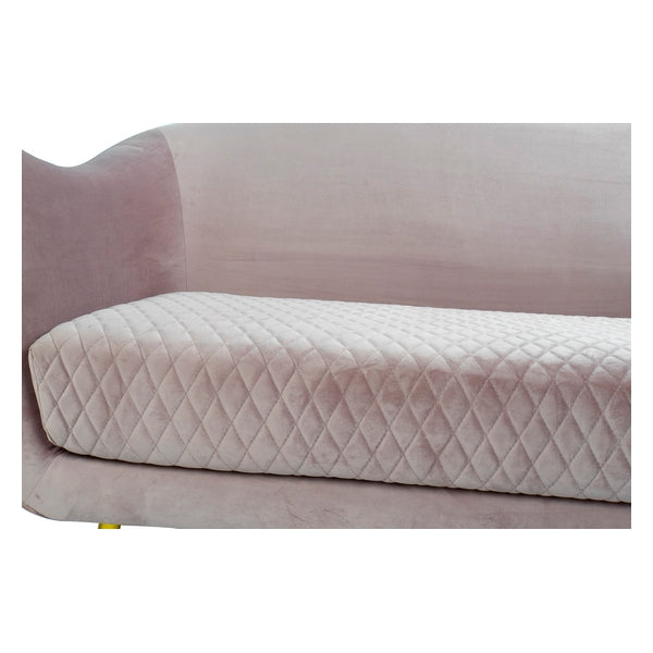 Sofa Dekodonia Samt Metall Chic (177 x 84 x 80 cm)