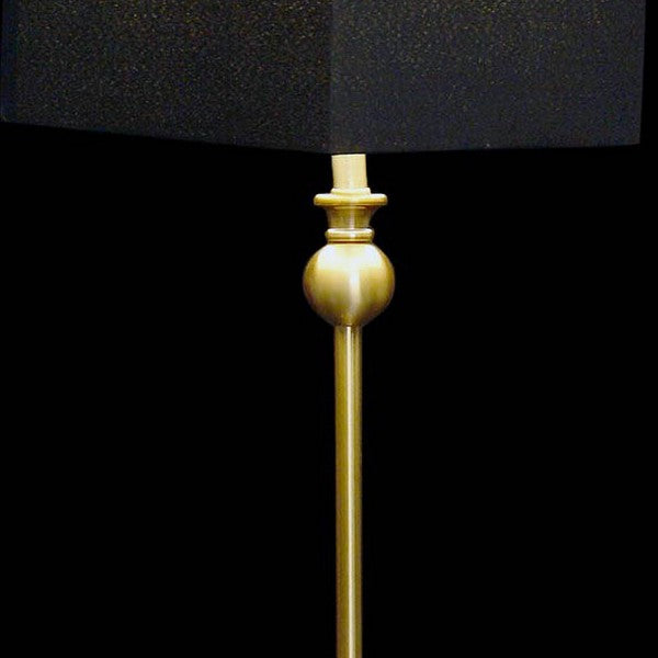 Tischlampe Dekodonia Polyester Acryl Leinen Metall Chic (25 x 25 x 78 cm)