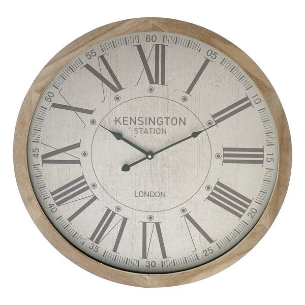 Wanduhr Dekodonia Weiß Kristall Holz MDF (59 x 6 x 59 cm)