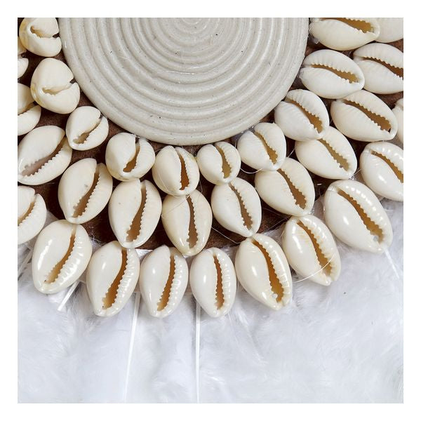 Wanddekoration Dekodonia Federn Muscheln Tropical (2 pcs)