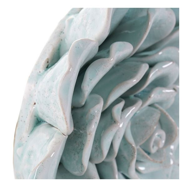 Wanddekoration Dekodonia Blume Terrakotta Traditionell (2 pcs)