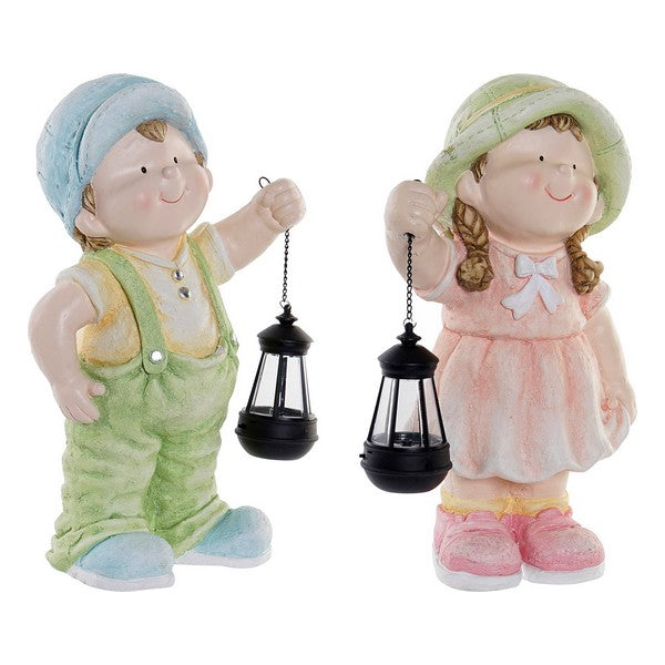Deko-Figur Dekodonia Fiberglas Kinder (2 pcs) (25 x 18 x 44 cm)