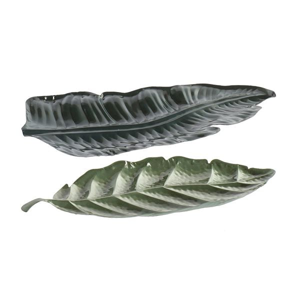 Couchtisch Dekodonia Metall Tropical (2 pcs)
