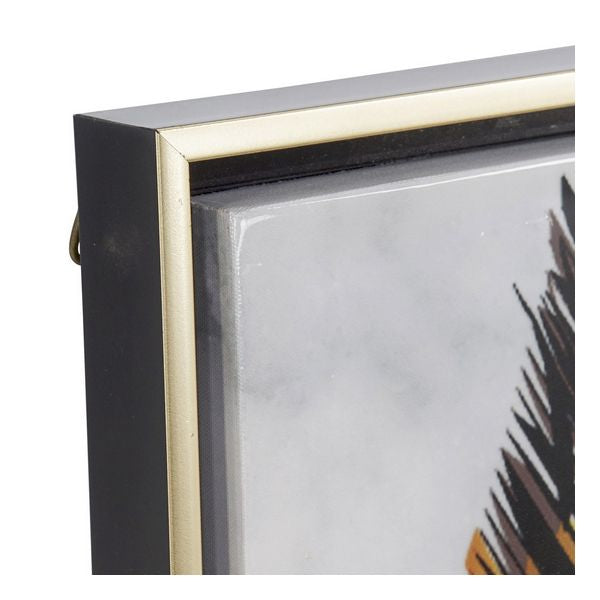 Wanddekoration Dekodonia Holz Federn (2 pcs)
