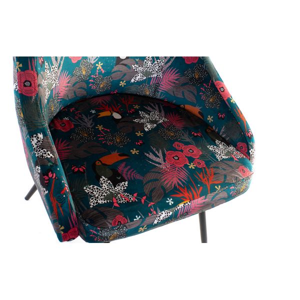 Sessel Dekodonia TUKINI Metall Polyester (60 x 60 x 75 cm)