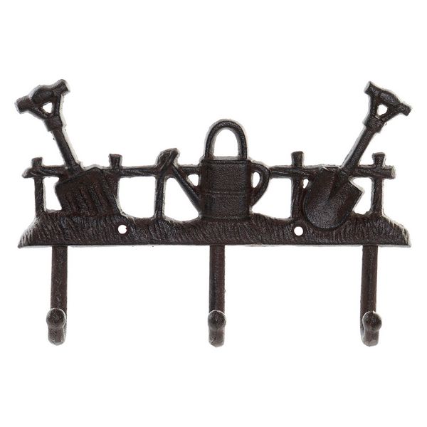 Wandgarderobe Dekodonia Garten Eisen (25 x 4 x 16 cm)
