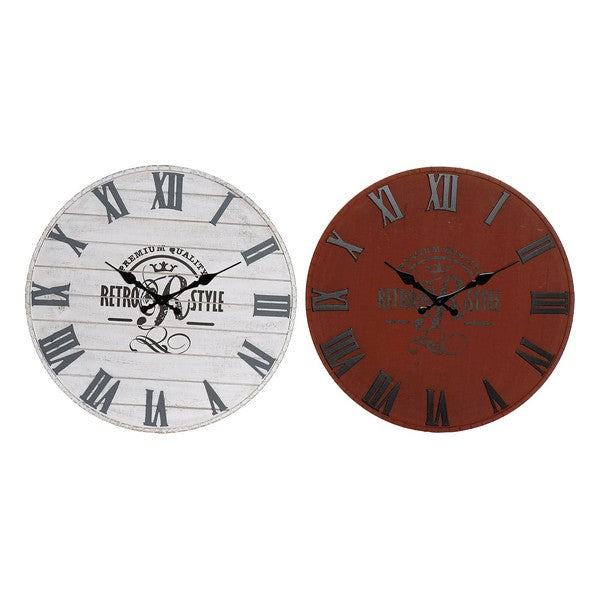 Wanduhr Dekodonia Holz MDF (60 x 4 x 60 cm)