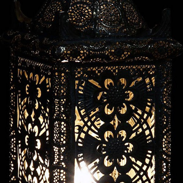 Tischlampe Dekodonia Metall Kristall Araber (18 x 18 x 51 cm)