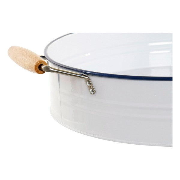 Schale Dekodonia Serving Tray Holz Metall (45 x 36 x 9 cm)