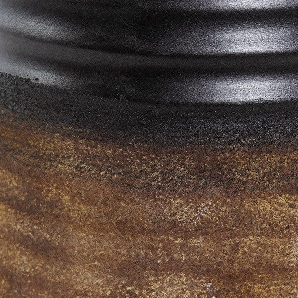 Tischlampe Dekodonia Braun Samt Leinen Kunststoff aus Keramik (40 x 65 cm)