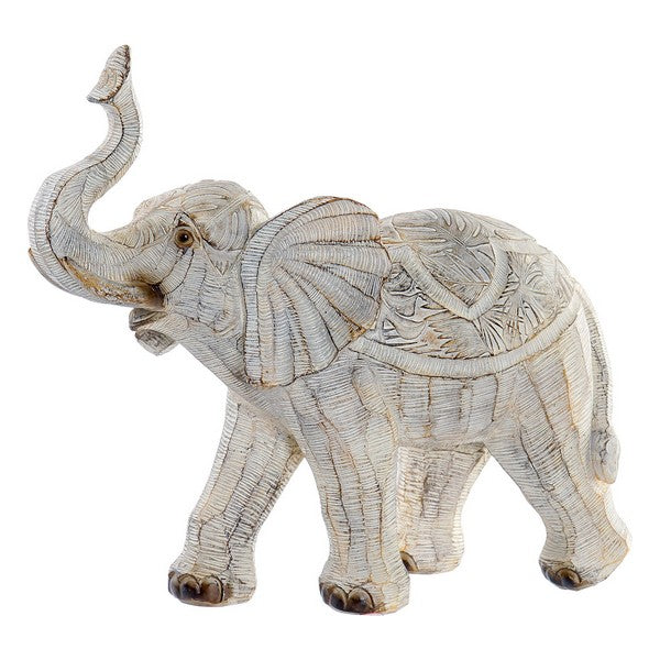 Skulptur Dekodonia Elefant Beige (27 x 12 x 24 cm)