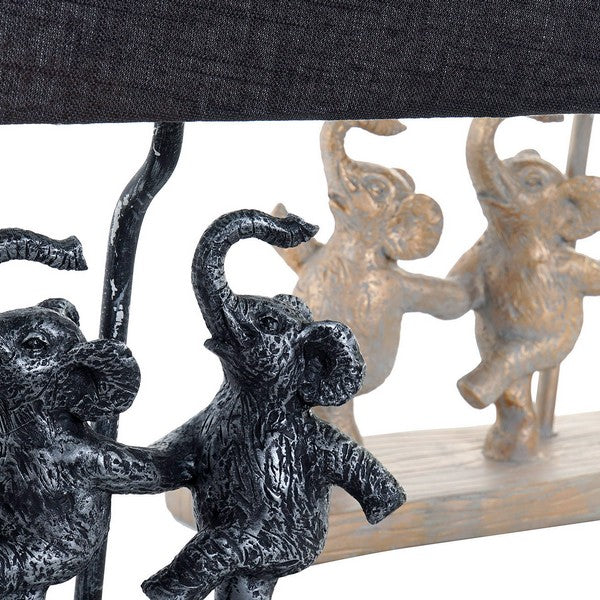 Tischlampe Dekodonia Harz Moderne Elefant (35 x 16 x 40 cm)