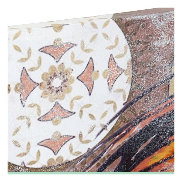Bild Dekodonia ethnische Frau Holz (2 pcs) (100 x 3 x 80 cm)