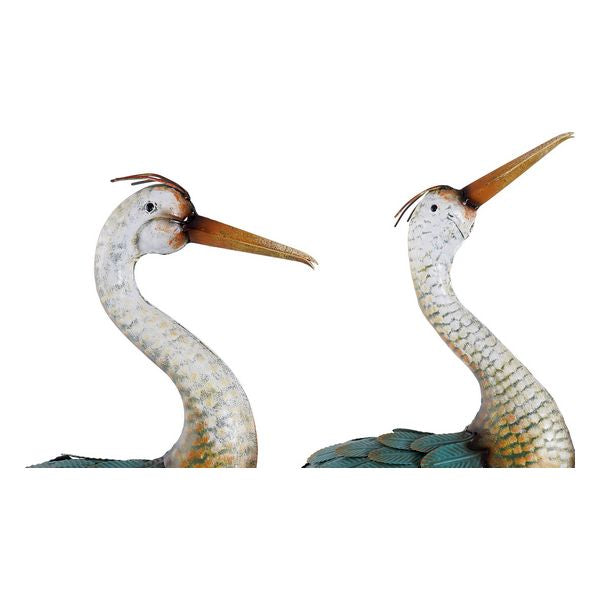 Deko-Figur Dekodonia Fugl Metall (2 pcs) (32 x 16 x 100 cm)