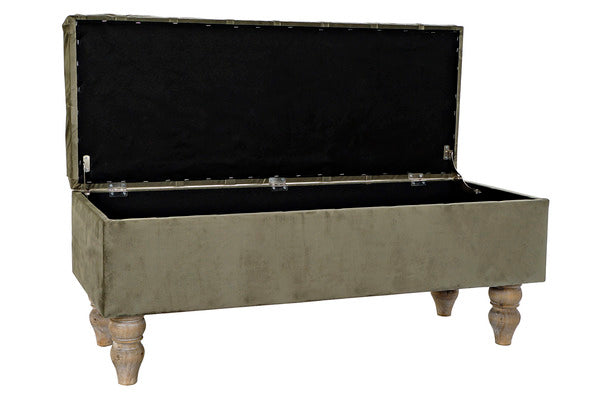 Barhocker Dekodonia Schuhlöffel Polyester Kiefer Holz MDF (96 x 38 x 40 cm)