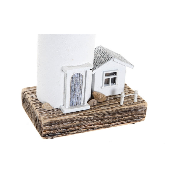Leuchtturm Dekodonia Dekorativ Matrose Metall Paulonia-Holz (30 x 13 x 8 cm)