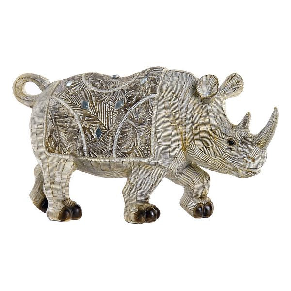 Deko-Figur Dekodonia Harz Nashorn (30 x 9 x 15 cm)
