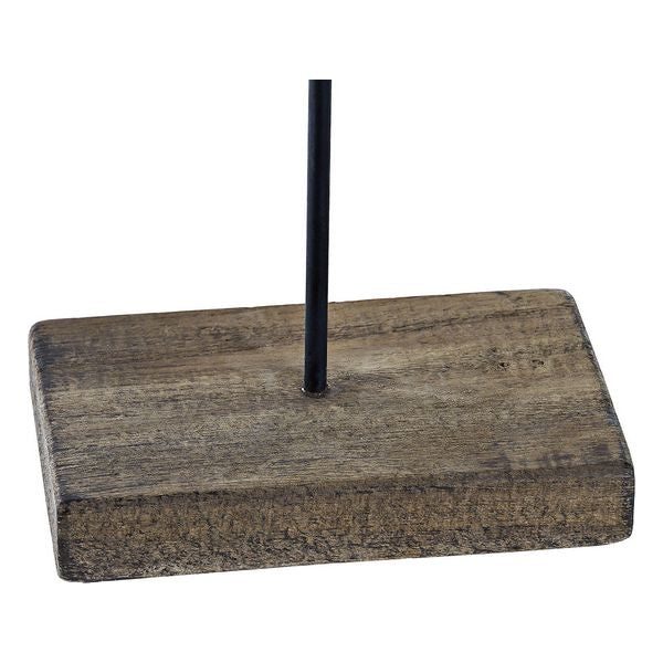 Deko-Figur Dekodonia Holz Metall Fisch (32 x 8 x 35 cm)