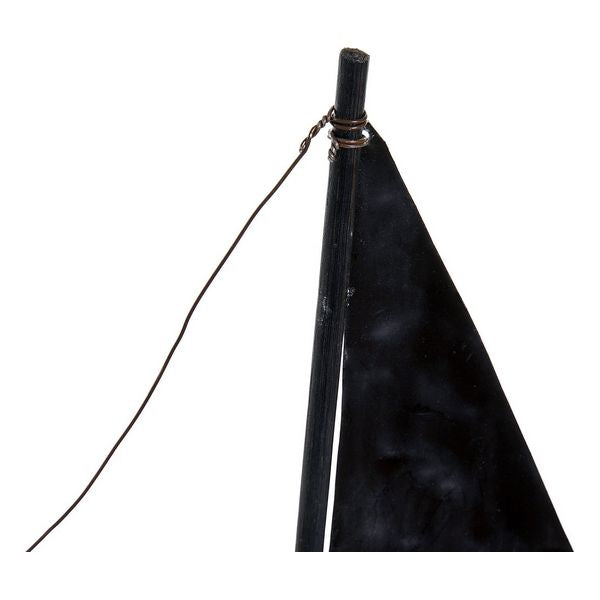 Deko-Figur Dekodonia Barco Metall Paulonia-Holz (19 x 5 x 21 cm)