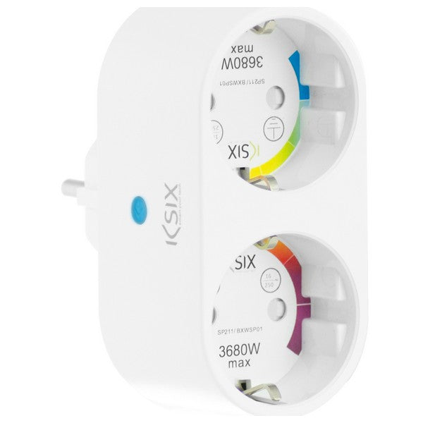 Intelligenter Stecker KSIX Smart Energy Duo WIFI 250V Weiß
