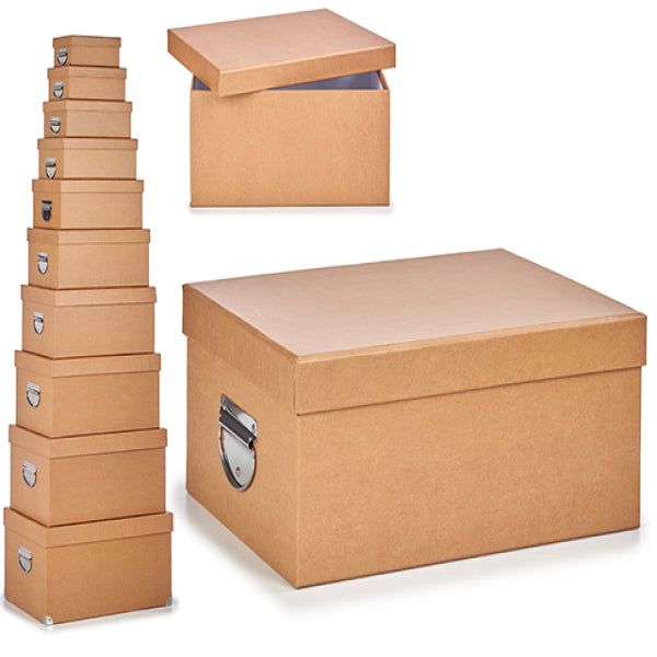 Mehrzweckbox Metall Pappe (33 x 23 x 47	 cm) (10 Stücke)