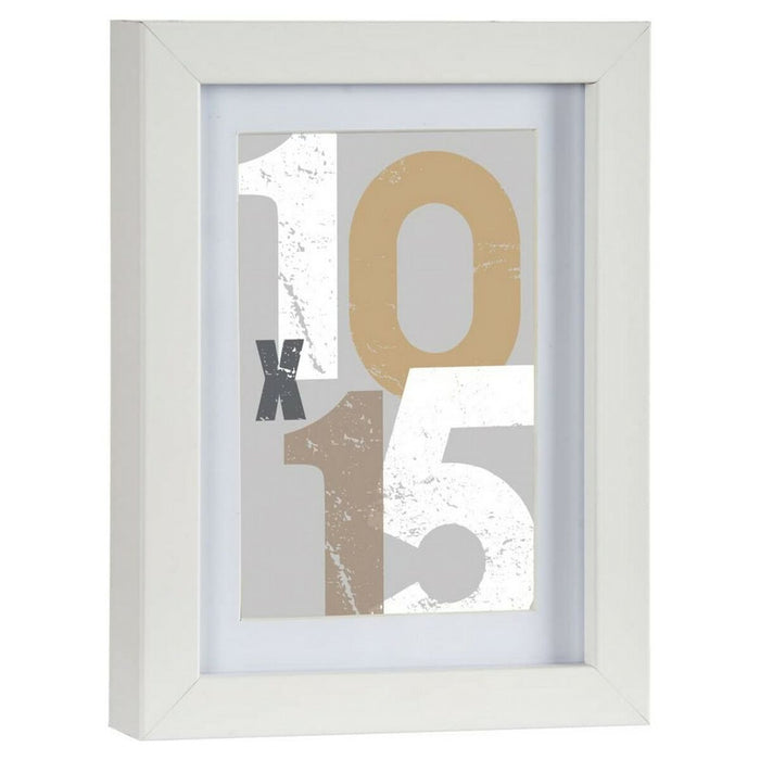 Bilderrahmen für die Wand Weiß MDF (1 uds) (16 x 2,5 x 21 cm)