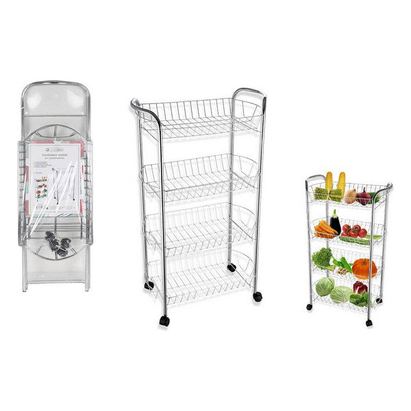 Gemüsewagen Confortime Metall Mit Rädern (51 x 27 x 84 cm)